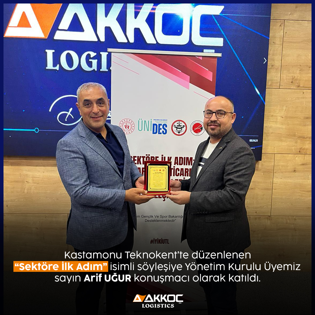 Sektöre İlk Adım Söyleşisine Katıldık